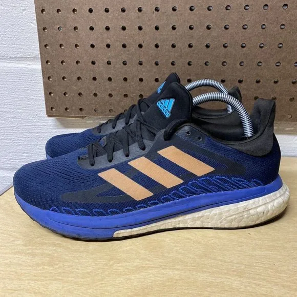 adidas | Shoes | Adidas Mens Solar Glide St 3 Fv725 Blue Running Shoes  Sneakers Size 85 | Poshmark
